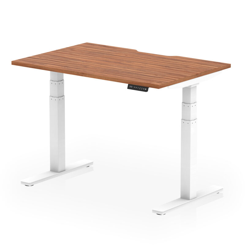 Breeze Scalloped Edge Height Adjustable Office Desk - Image 15