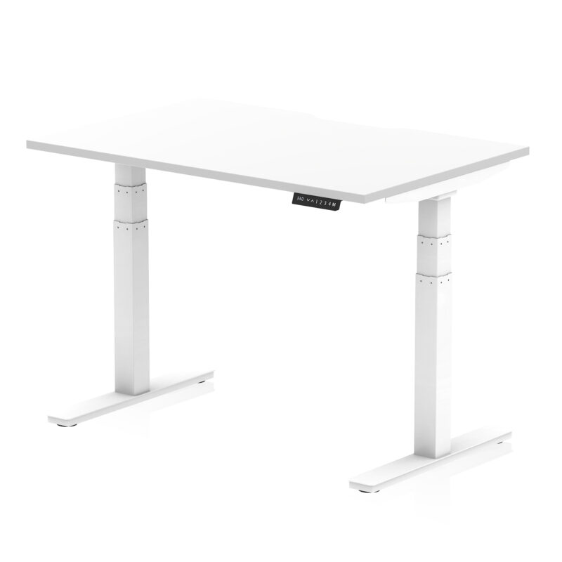 Breeze Scalloped Edge Height Adjustable Office Desk - Image 18