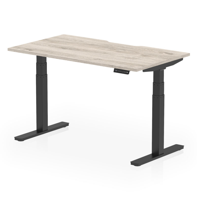 Breeze Scalloped Edge Height Adjustable Office Desk - Image 22