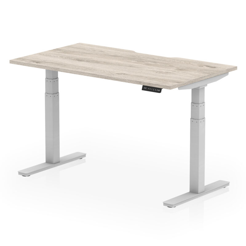 Breeze Scalloped Edge Height Adjustable Office Desk - Image 23