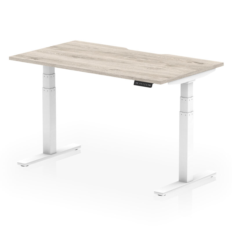Breeze Scalloped Edge Height Adjustable Office Desk - Image 24