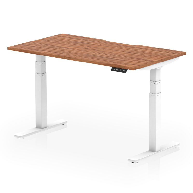 Breeze Scalloped Edge Height Adjustable Office Desk - Image 33
