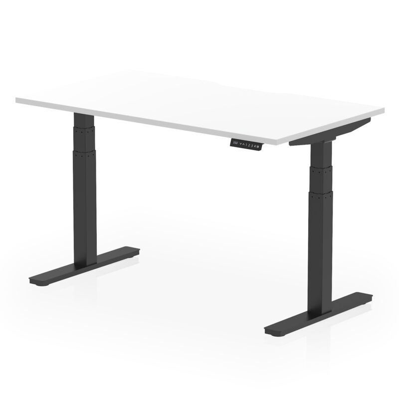 Breeze Scalloped Edge Height Adjustable Office Desk - Image 34