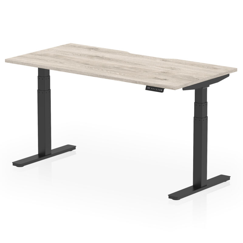 Breeze Scalloped Edge Height Adjustable Office Desk - Image 40