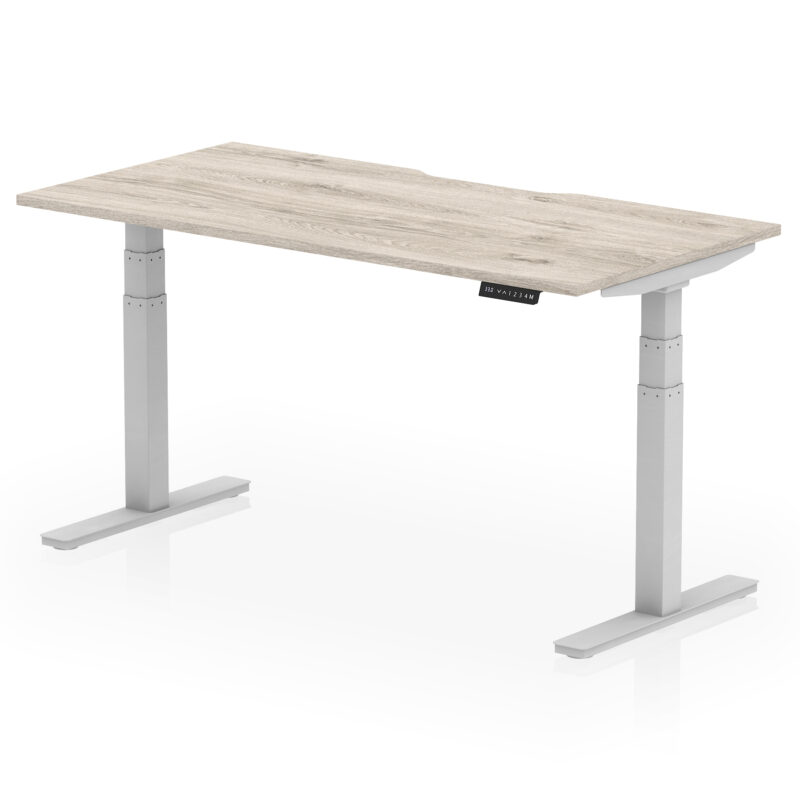Breeze Scalloped Edge Height Adjustable Office Desk - Image 41