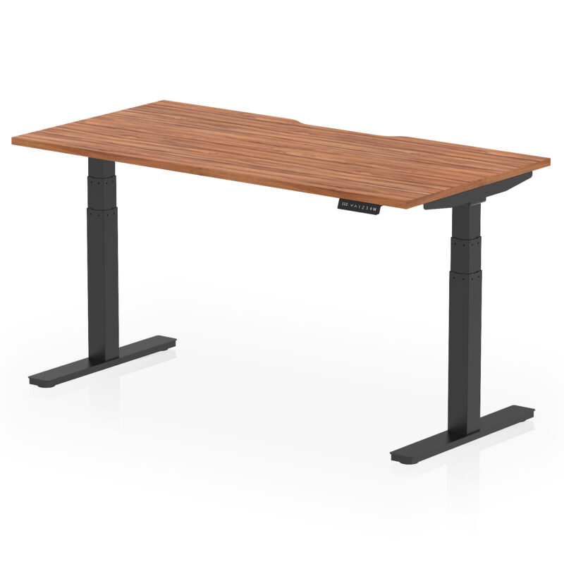Breeze Scalloped Edge Height Adjustable Office Desk - Image 49