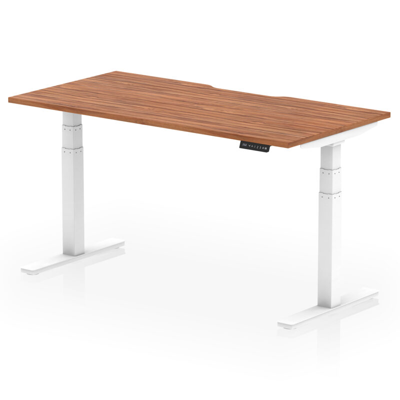 Breeze Scalloped Edge Height Adjustable Office Desk - Image 51