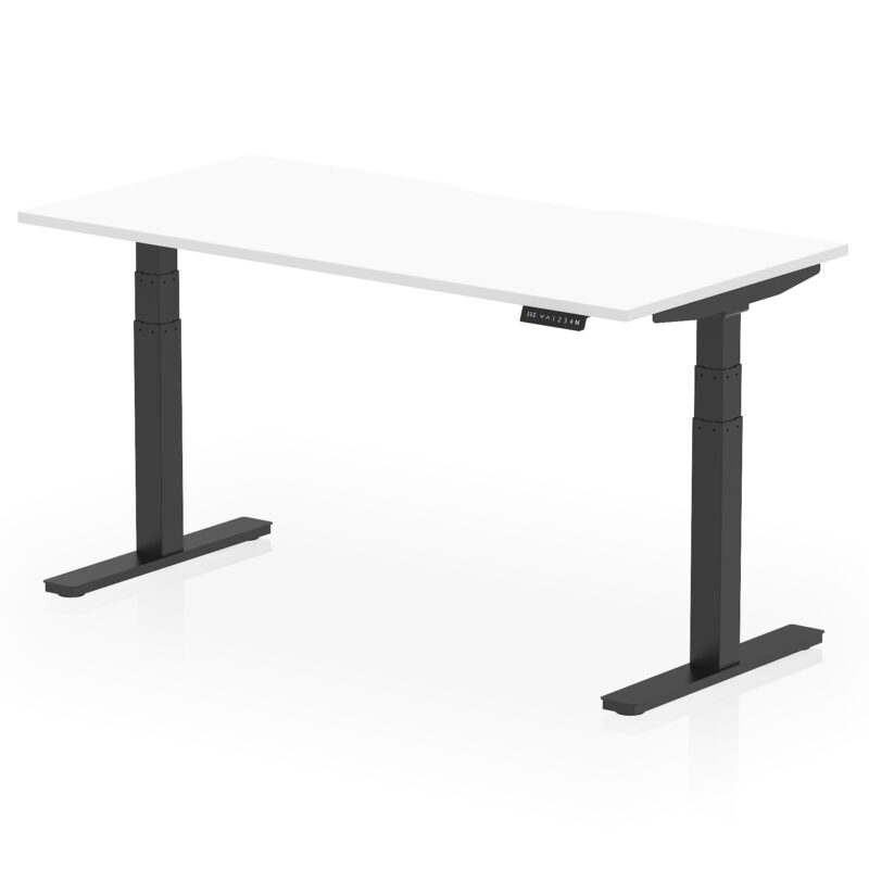Breeze Scalloped Edge Height Adjustable Office Desk - Image 52