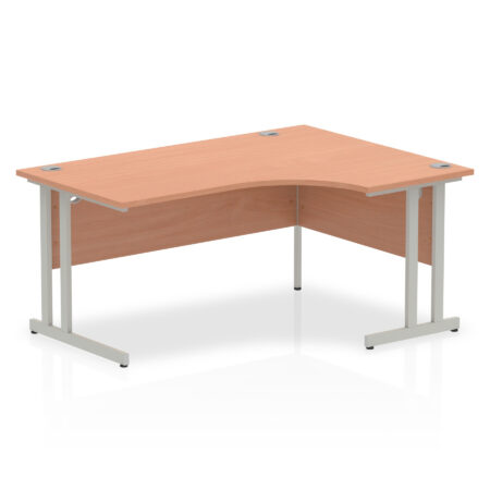 Surge 1600mm Right Crescent Desk Cantilever Leg