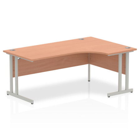 Surge 1800mm Right Crescent Desk Cantilever Leg