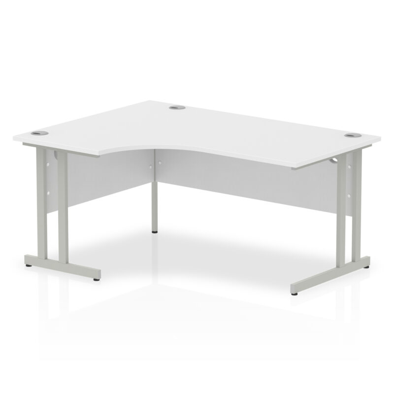 Surge 1600mm Left Crescent Desk Cantilever Leg - Image 11