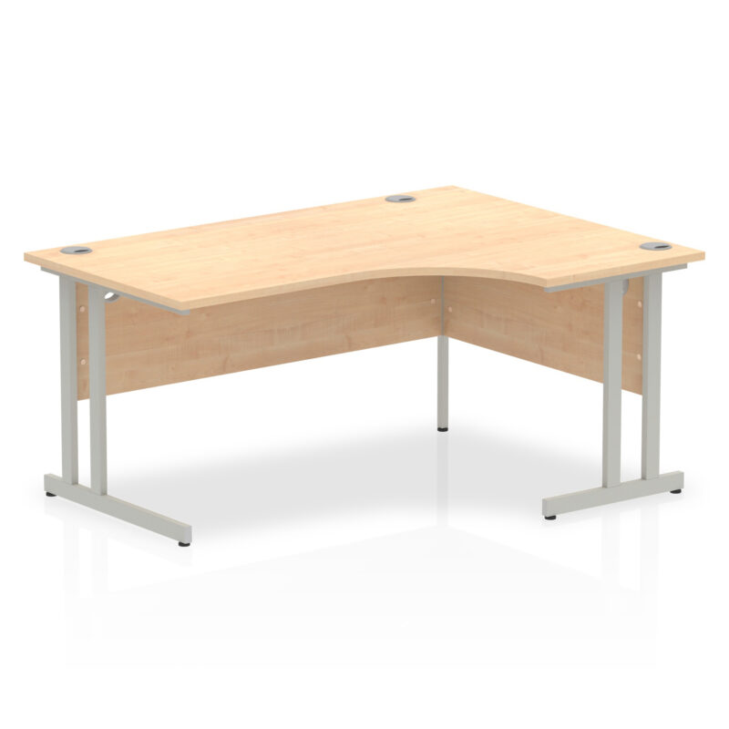 Surge 1600mm Right Crescent Desk Cantilever Leg - Image 5