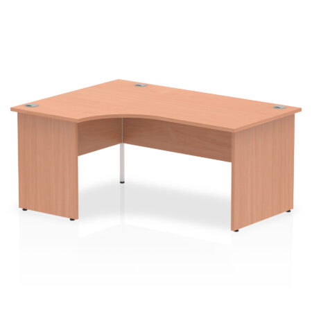 Surge 1600mm Left Crescent Desk Panel End Leg