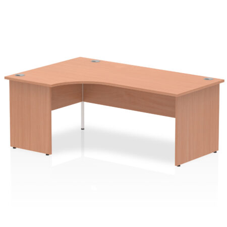 Surge 1800mm Left Crescent Desk Panel End Leg