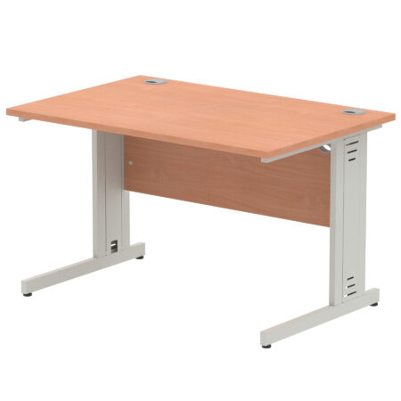 Surge 1200mm Straight Desk Cable Managed Leg