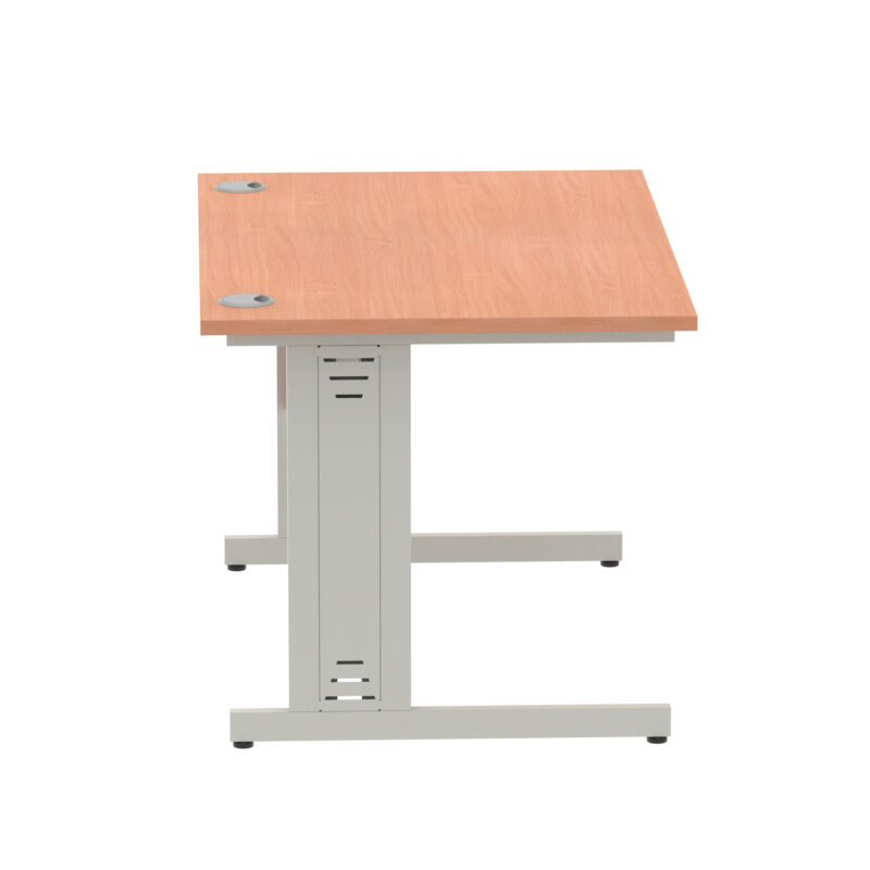 Surge 1200mm Straight Desk Cable Managed Leg - Image 4
