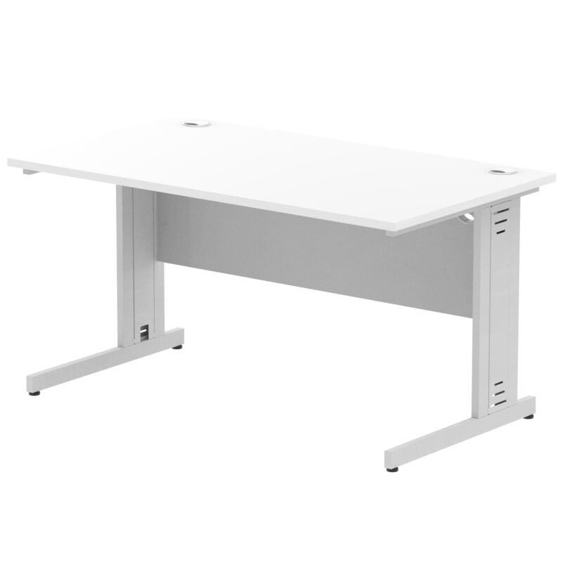 Surge 1400mm Straight Desk Cable Managed Leg - Image 81