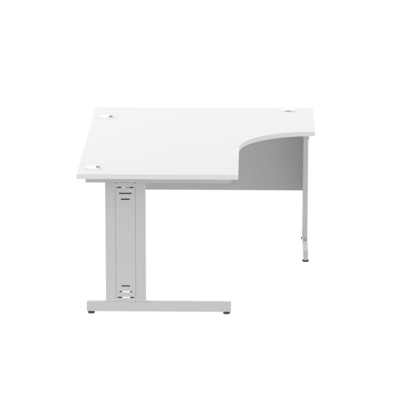 Surge 1600mm Left Crescent Desk Cable Managed Leg - Image 53