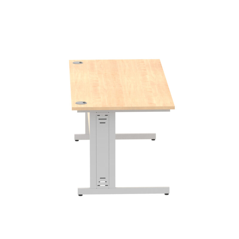 Surge 1800mm Straight Desk Cable Managed Leg - Image 36