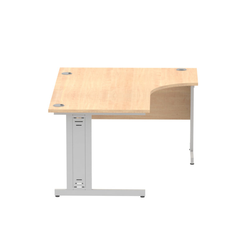Surge 1600mm Left Crescent Desk Cable Managed Leg - Image 23