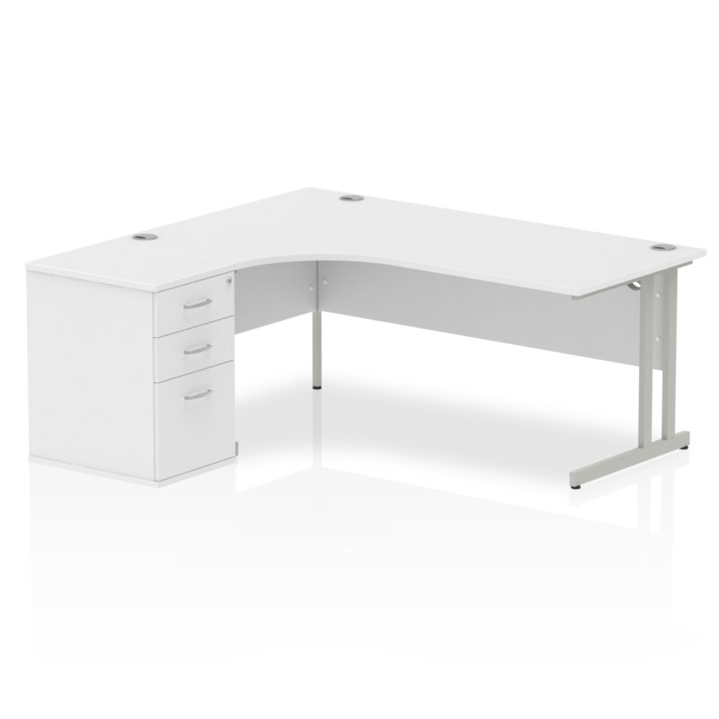 Surge 1800mm Cantilever Left Crescent Desk Workstation - Image 32