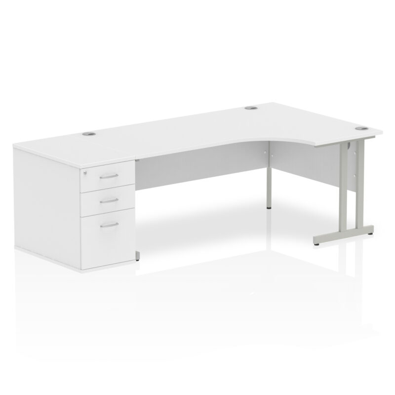 Surge 1800mm Cantilever Right Crescent Desk Workstation - Image 35