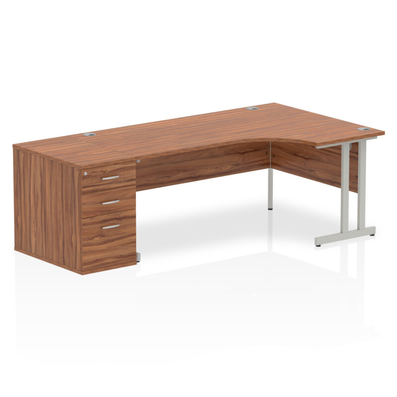 Surge 1800mm Cantilever Right Crescent Desk Workstation - Image 29