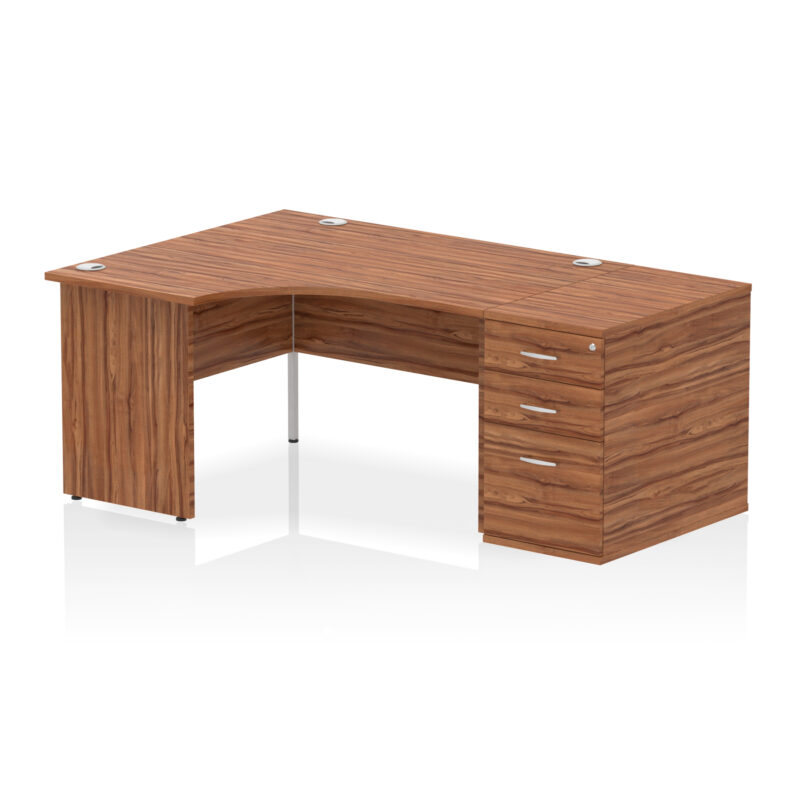 Surge Panel End Crescent Desk Workstation - Image 72