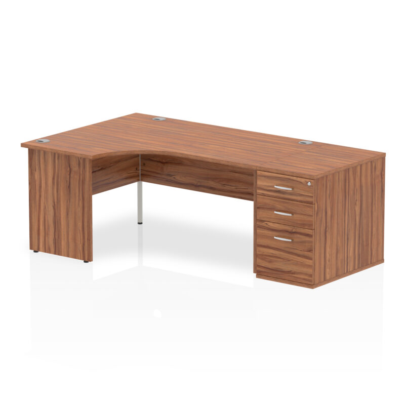 Surge Panel End Crescent Desk Workstation - Image 10