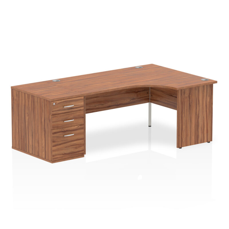 Surge Panel End Crescent Desk Workstation - Image 22