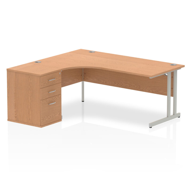 Surge 1800mm Cantilever Left Crescent Desk Workstation - Image 20