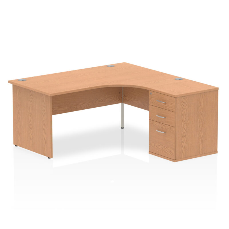 Surge Panel End Crescent Desk Workstation - Image 19
