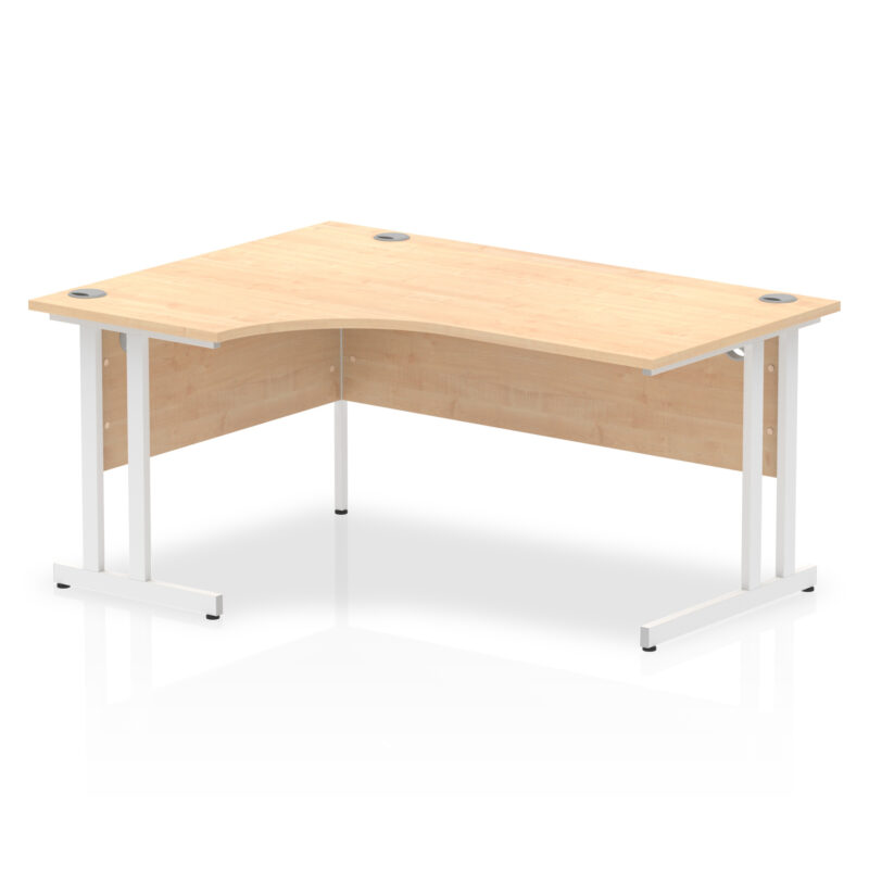 Surge 1600mm Left Crescent Desk Cantilever Leg - Image 6