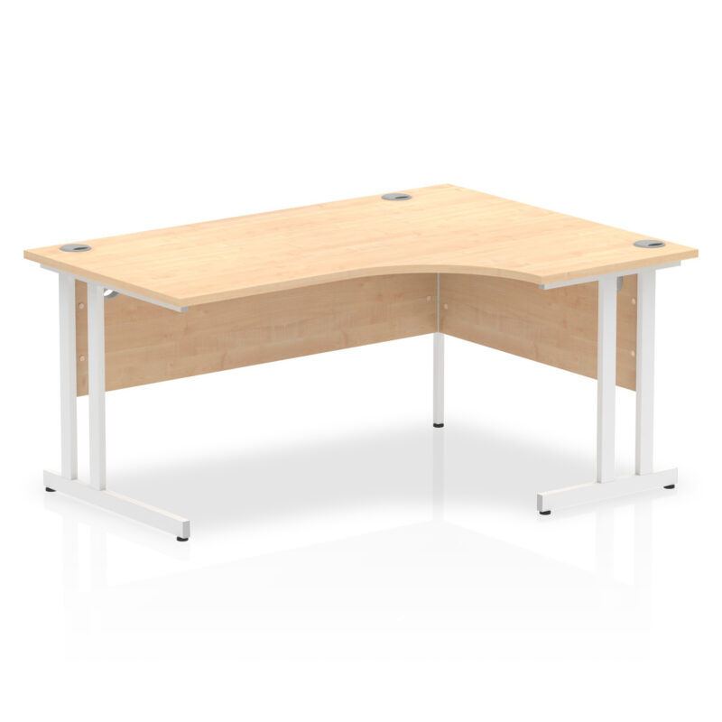 Surge 1600mm Right Crescent Desk Cantilever Leg - Image 6