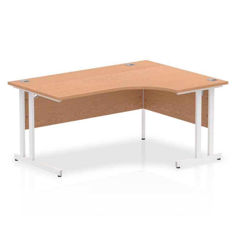 Surge 1600mm Right Crescent Desk Cantilever Leg - Image 8