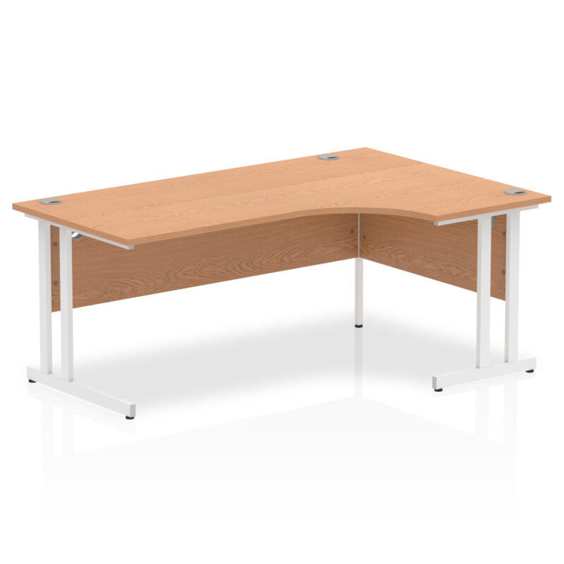 Surge 1800mm Right Crescent Desk Cantilever Leg - Image 8