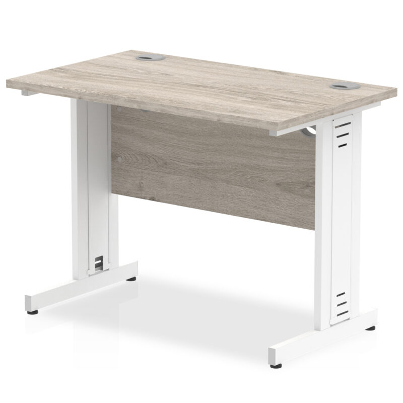 Surge 1000mm Slimline Desk Cable Managed Leg - Image 4