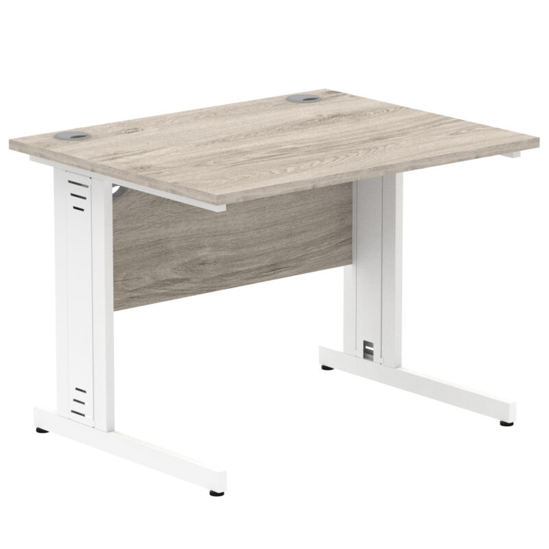 Surge 1000mm Straight Desk Cable Managed Leg - Image 19
