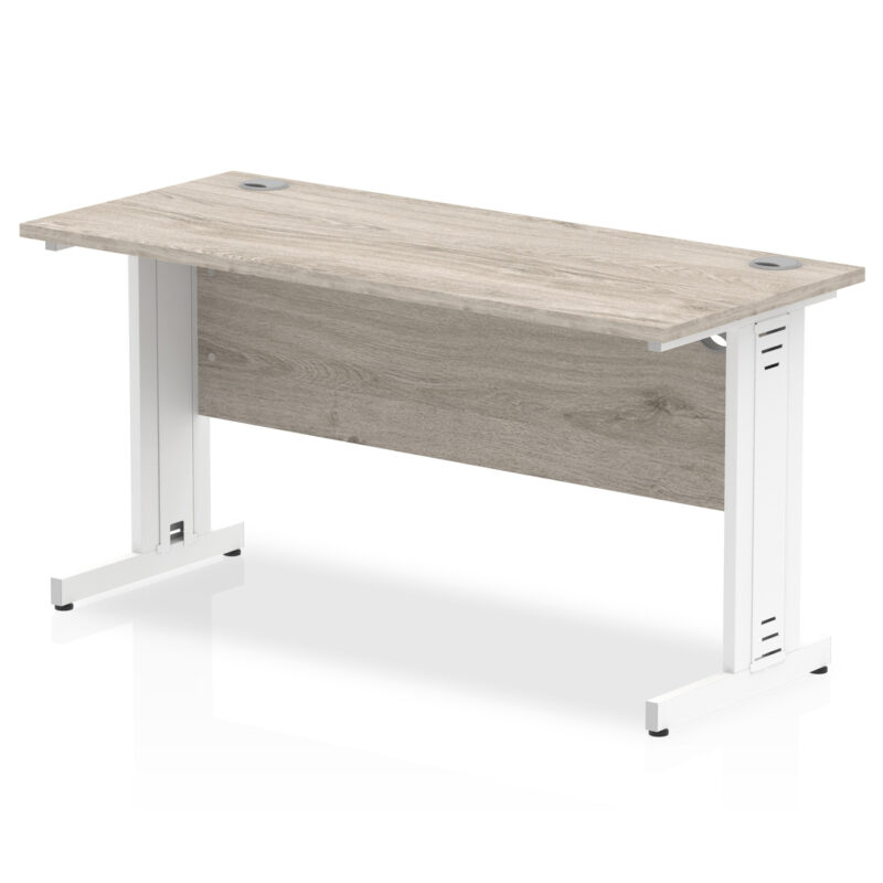 Surge 1400mm Slimline Desk Cable Managed Leg - Image 4