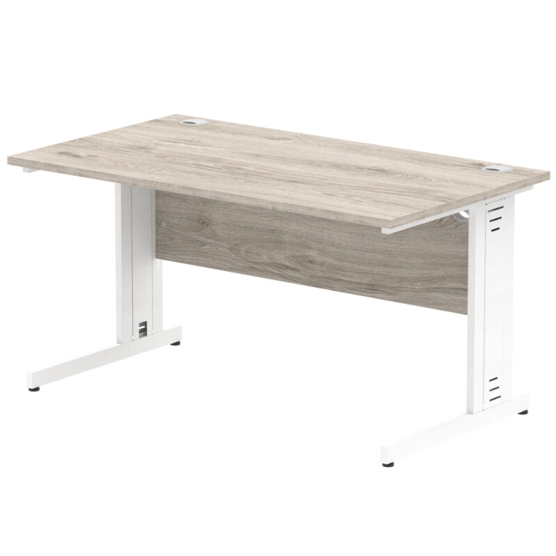 Surge 1400mm Straight Desk Cable Managed Leg - Image 25