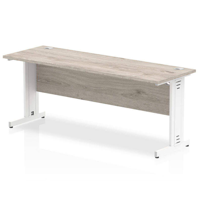 Surge 1800mm Slimline Desk Cable Managed Leg - Image 4