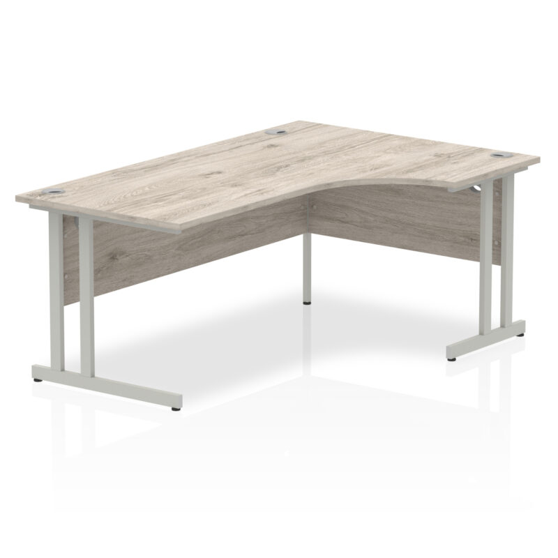 Surge 1800mm Right Crescent Desk Cantilever Leg - Image 3