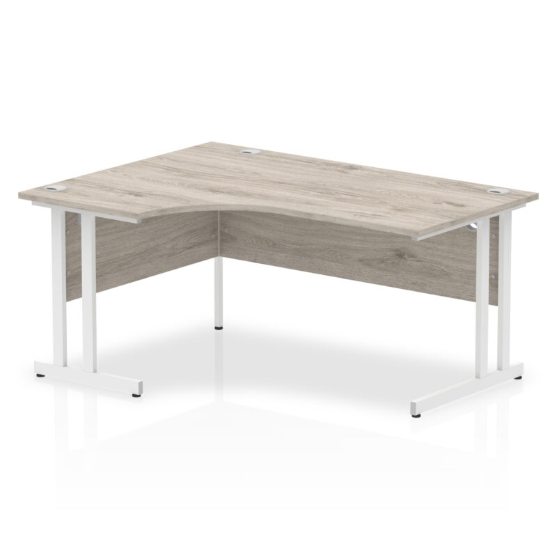 Surge 1600mm Left Crescent Desk Cantilever Leg - Image 4