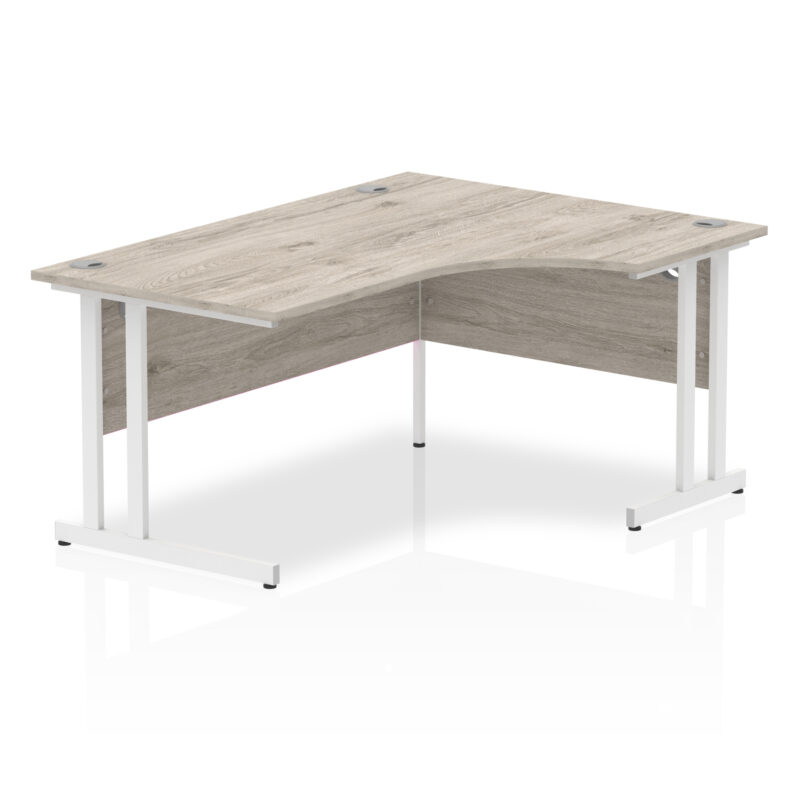 Surge 1600mm Right Crescent Desk Cantilever Leg - Image 4