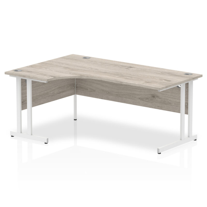 Surge 1800mm Left Crescent Desk Cantilever Leg - Image 4