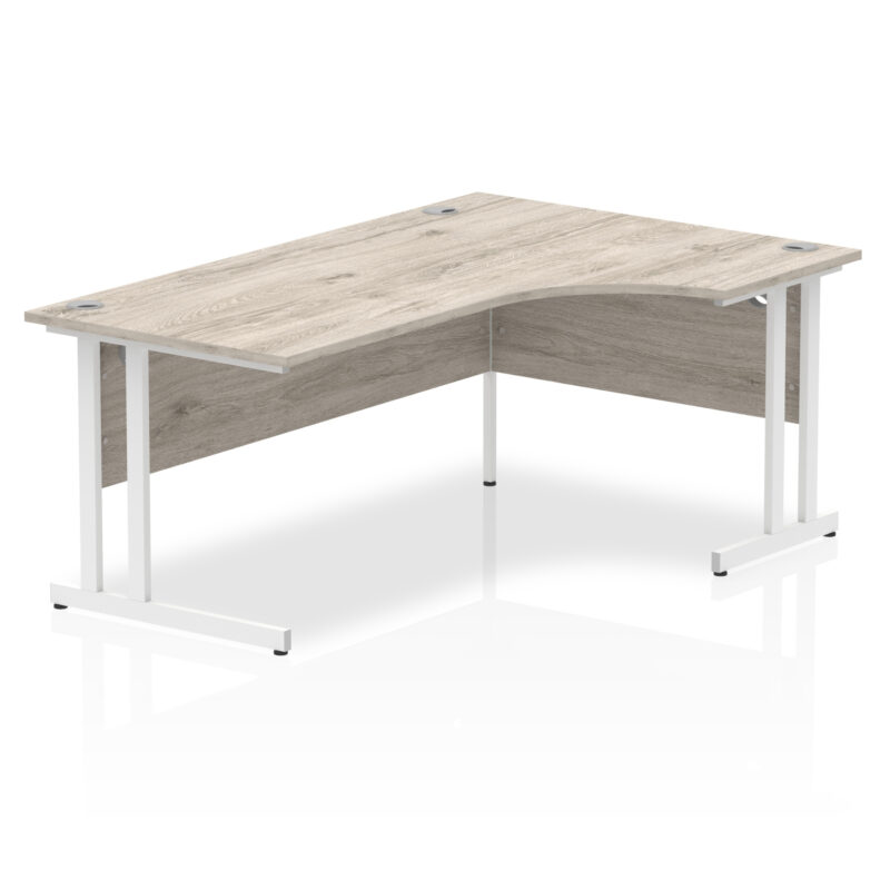 Surge 1800mm Right Crescent Desk Cantilever Leg - Image 4