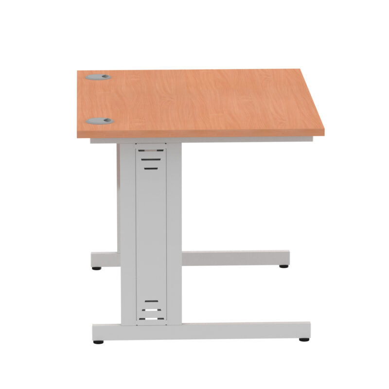 Surge 1000mm Straight Desk Cable Managed Leg - Image 4