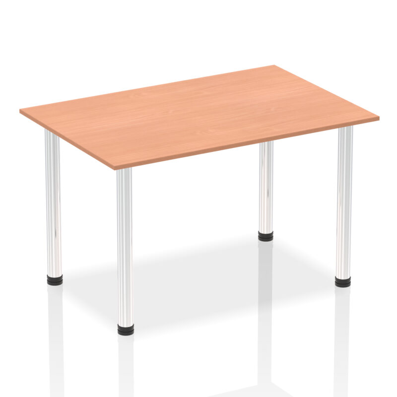 Surge 1400mm Straight Table With Post Leg - Image 3