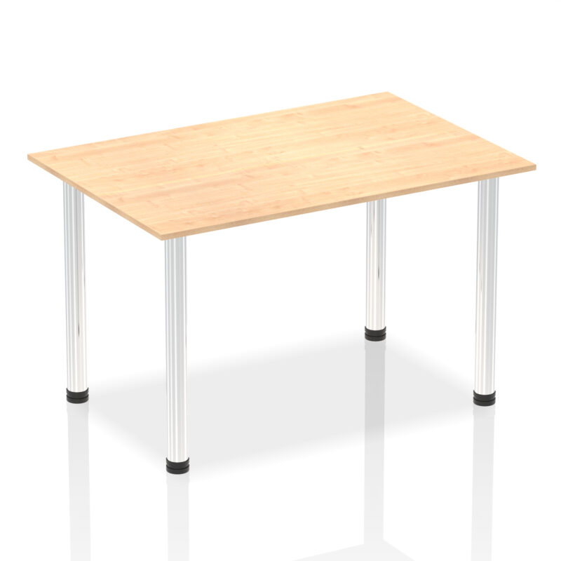 Surge 1400mm Straight Table With Post Leg - Image 13
