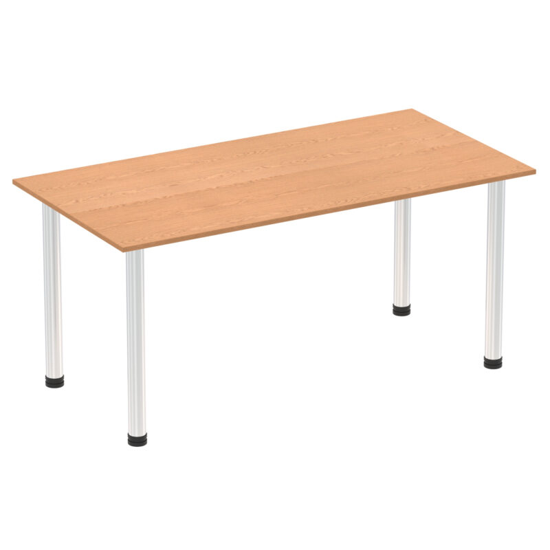 Surge 1600mm Straight Table With Post Leg - Image 18